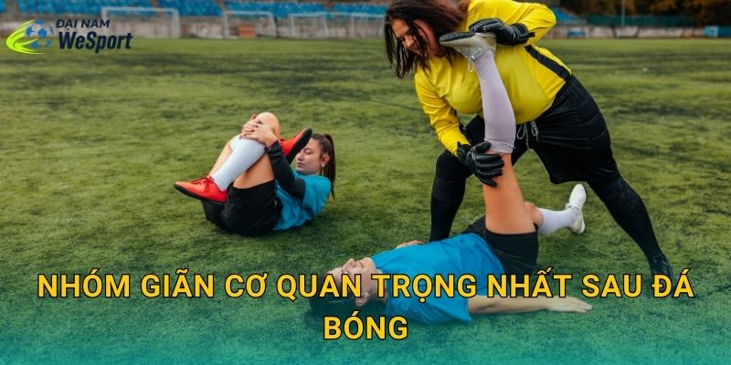Nhóm giãn cơ quan trọng nhất sau đá bóng