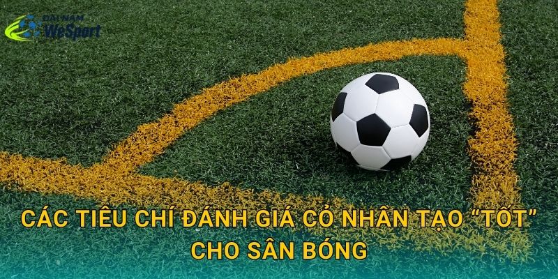 Các tiêu chí đánh giá cỏ nhân tạo “tốt” cho sân bóng