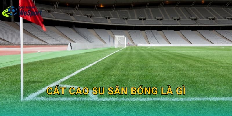 Cát cao su sân bóng là gì? Tác dụng, loại hạt và cách dùng đúng