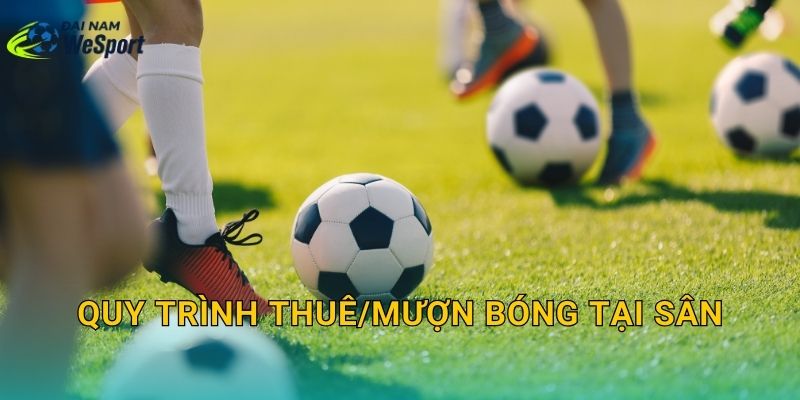 Quy trình thuê/mượn bóng tại sân